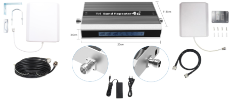 Mini Triband Signal Booster Full Kit