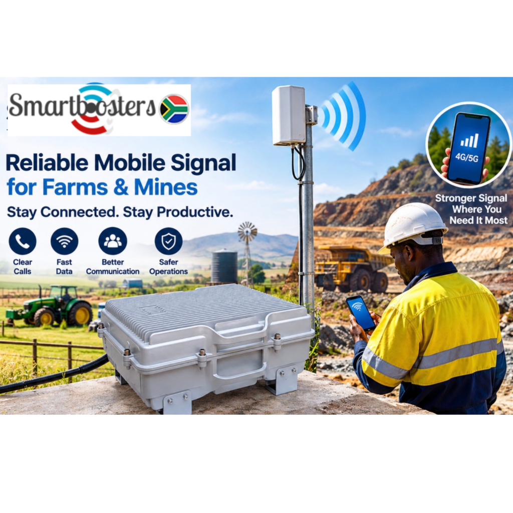 Improving Mobile Signal in Farms and Mines Across South Africa 1 improving mobile phone signal in farms and mines